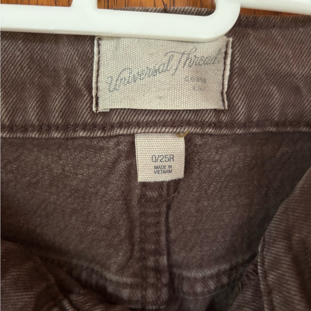 Universal Thread Chocolate Brown Straight Leg Jea… - image 3